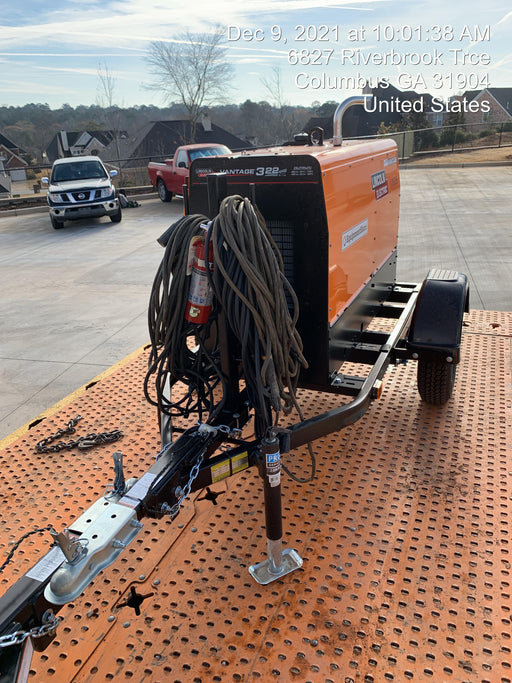 2021 Lincoln Electric Vantage 322 Vantage 322 Ready Pak 3 w/ Decals, ORANGE (includes trailer, cable rack, fender light kit) NO Telematics