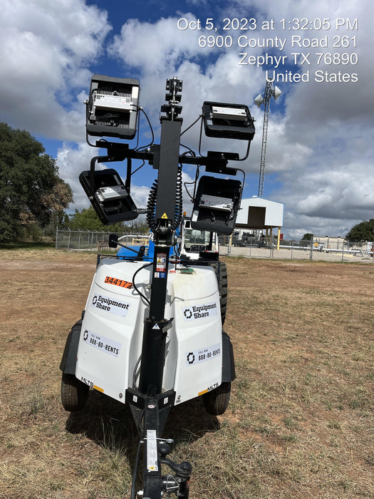 2023 Generac MLT2 Diesel, Flex Switch 120V Input, Powerzone Controller, (4) 320W LED Lights, 4kW Generator, 39.9 Gal Fuel Tank, 2" Ball, T3