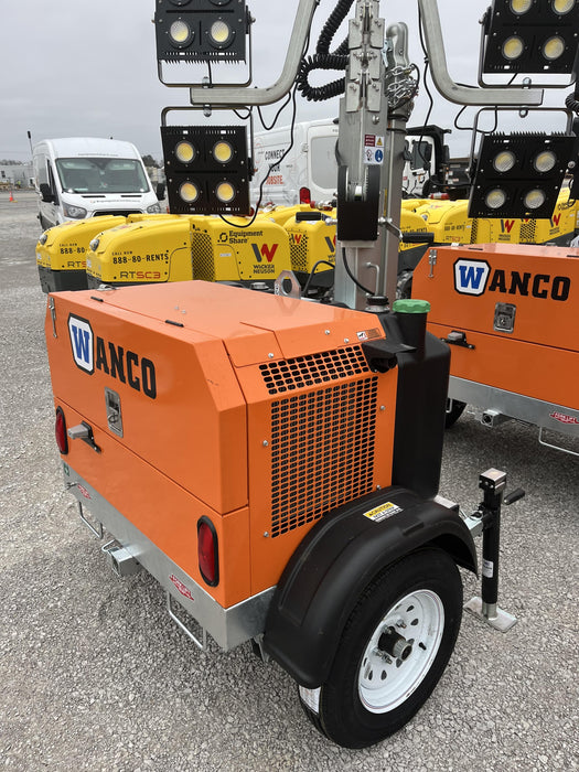 2025 Wanco WLTT-4MM4K Diesel, Mitsubishi L2E, 9.0HP @1800 rpm, Deep Sea Controller, Shore Power Plug, Auto Start, (4) 350W LED Floodlights, 4kW Generator, 60 Gal Fuel Tank, 2" Ball, T3
