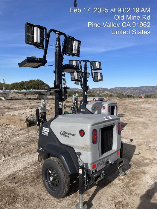 2024 Wacker Neuson LTT4 Diesel, Kohler KDW702, Deep Sea Controller, Auto Start, LED 320W, Bypass Outlet, T3