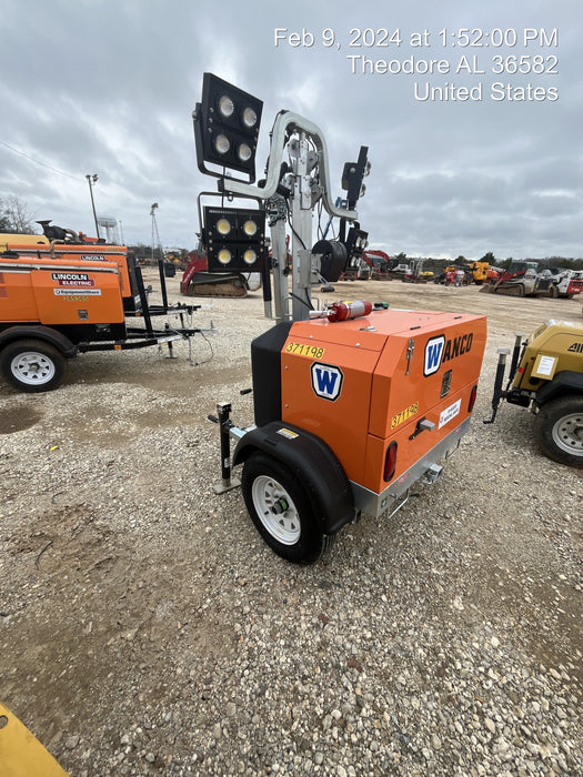 2023 Wanco WLTT-4MM4K Diesel, Deep Sea Controller, Shore Power Plug, Auto Start, (4) 350W LED Floodlights, 4kW Generator, 60 Gal Fuel Tank, 2" Ball, T3