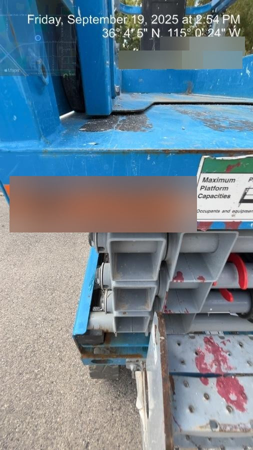 2019 Genie GS-1930 Fixed rails with chain Entry