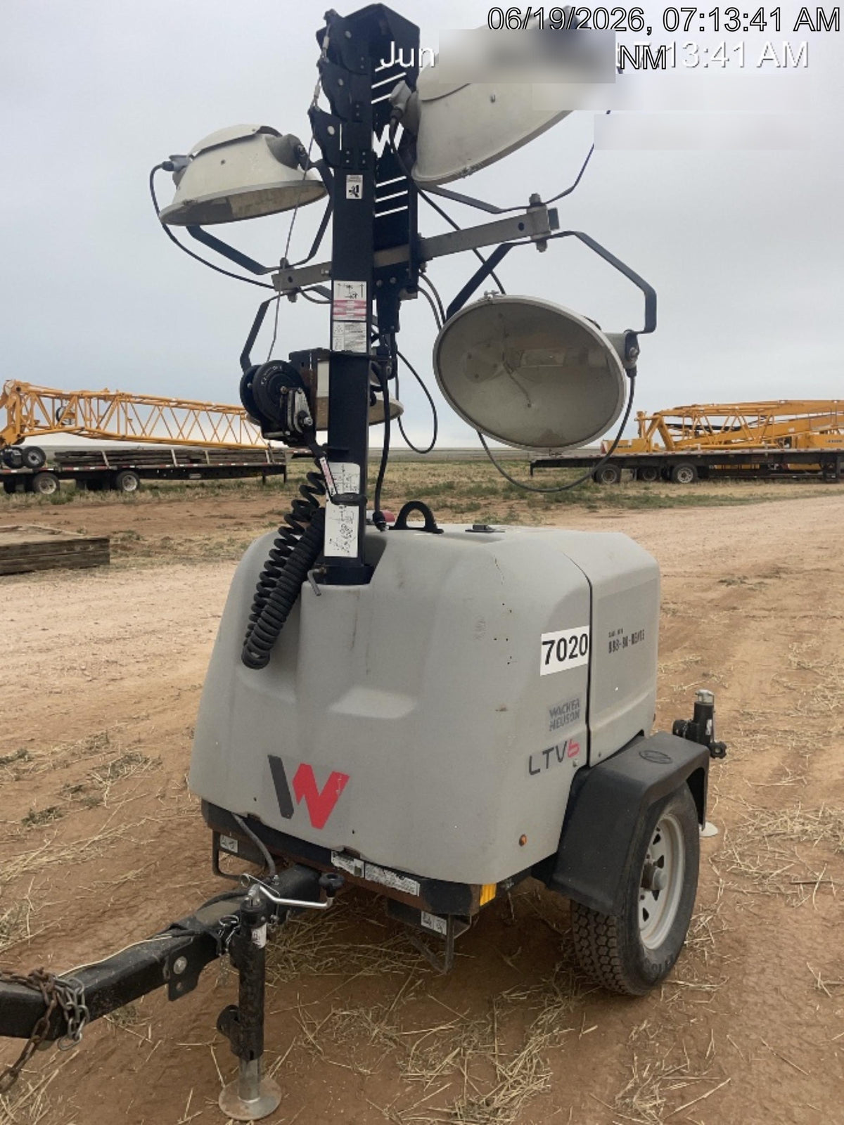 Wacker Neuson LTV6K-MH Wacker Neuson LTV6K Light Tower w/Kubota Engine