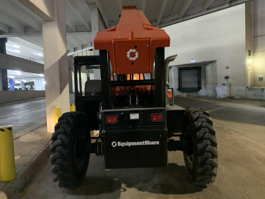 2020 Manitou MTA8044 74hp T4F, Open ROPS, Cab and Boom LED work lights, Auxiliary Hydraulics, Solid Tires, Amber strobe, Lift Hook w/66" Carriage, 60" Forks