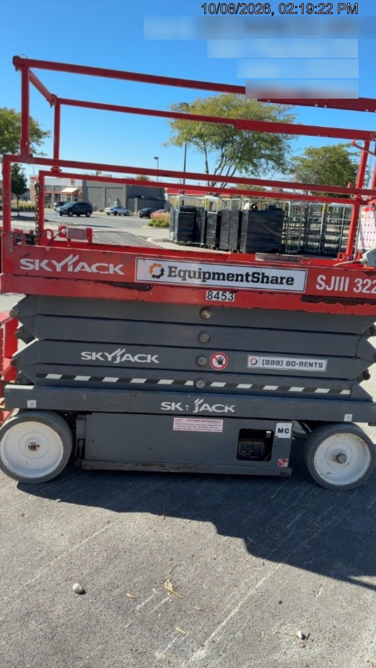 2018 Skyjack SJIII-3226 Skyjack SJIII3226 Scissor Lift w/Trojan Batteries