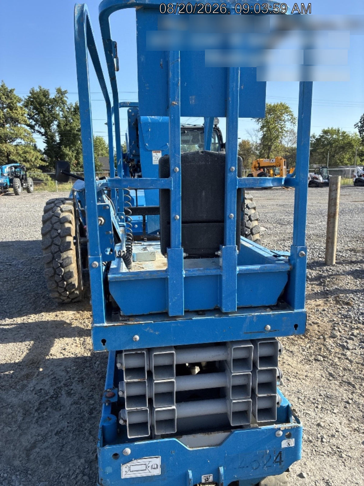 2019 Genie GS-1930 Fixed rails with chain Entry