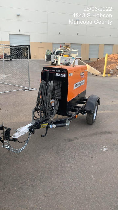 2021 Lincoln Electric Vantage 322 Vantage 322 Ready Pak 3 w/ Decals, ORANGE (includes trailer, cable rack, fender light kit) NO Telematics