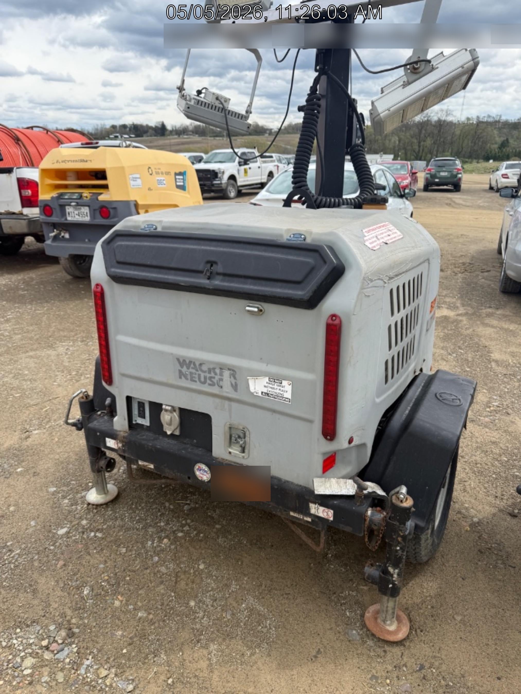 2019 Wacker Neuson LTV6K-LED Standard LED Towable Light Tower w/None