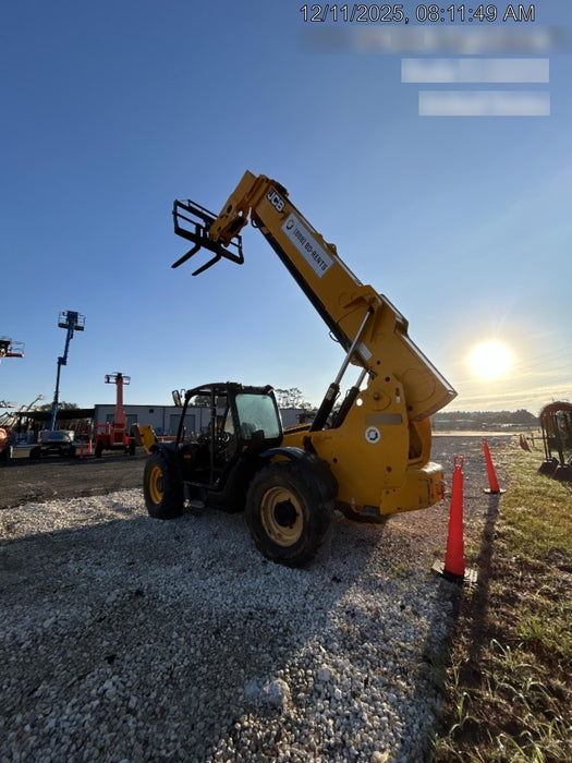 2020 JCB 510-56 Canopy, Solid Tires, Work Lights, Beacon, Aux Hydraulics, Back up Alarm, Lifting Eye, ES Decals