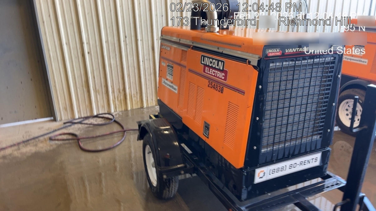 2022 Lincoln Electric Vantage 549X Crosslink Technology, Trailer Mounted, ES Decals, T3
