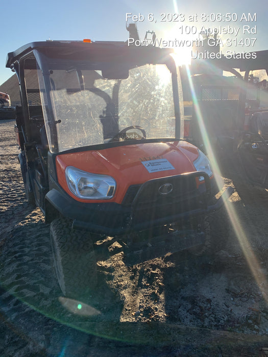 2020 Kubota RTV-X1140W-H 4wd Utility Cart, 4 Seat, Diesel, LED Strobe, Windshield Tempered Glass, Plastic Canopy, Wire Harness Kit, Backup Alarm