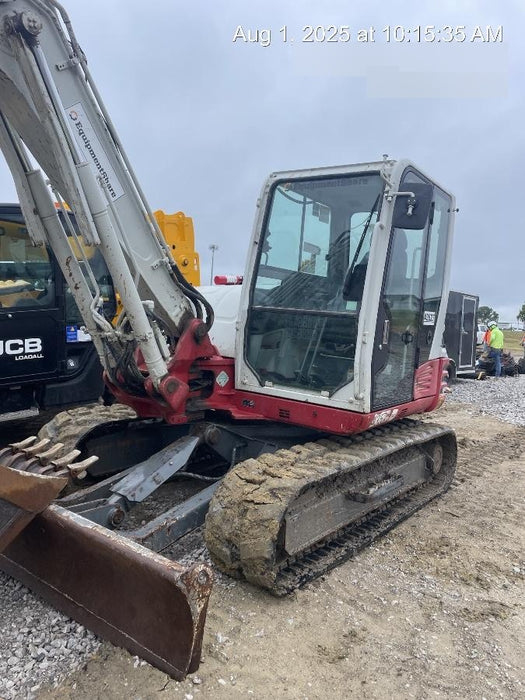2019 Takeuchi TB290 Cab/Heat/AC Rubber tracks, Dozer blade, Travel alarm, Auxiliary hydraulics w/Manual QC, Hydraulic thumb, 18", 24", and 36" Buckets