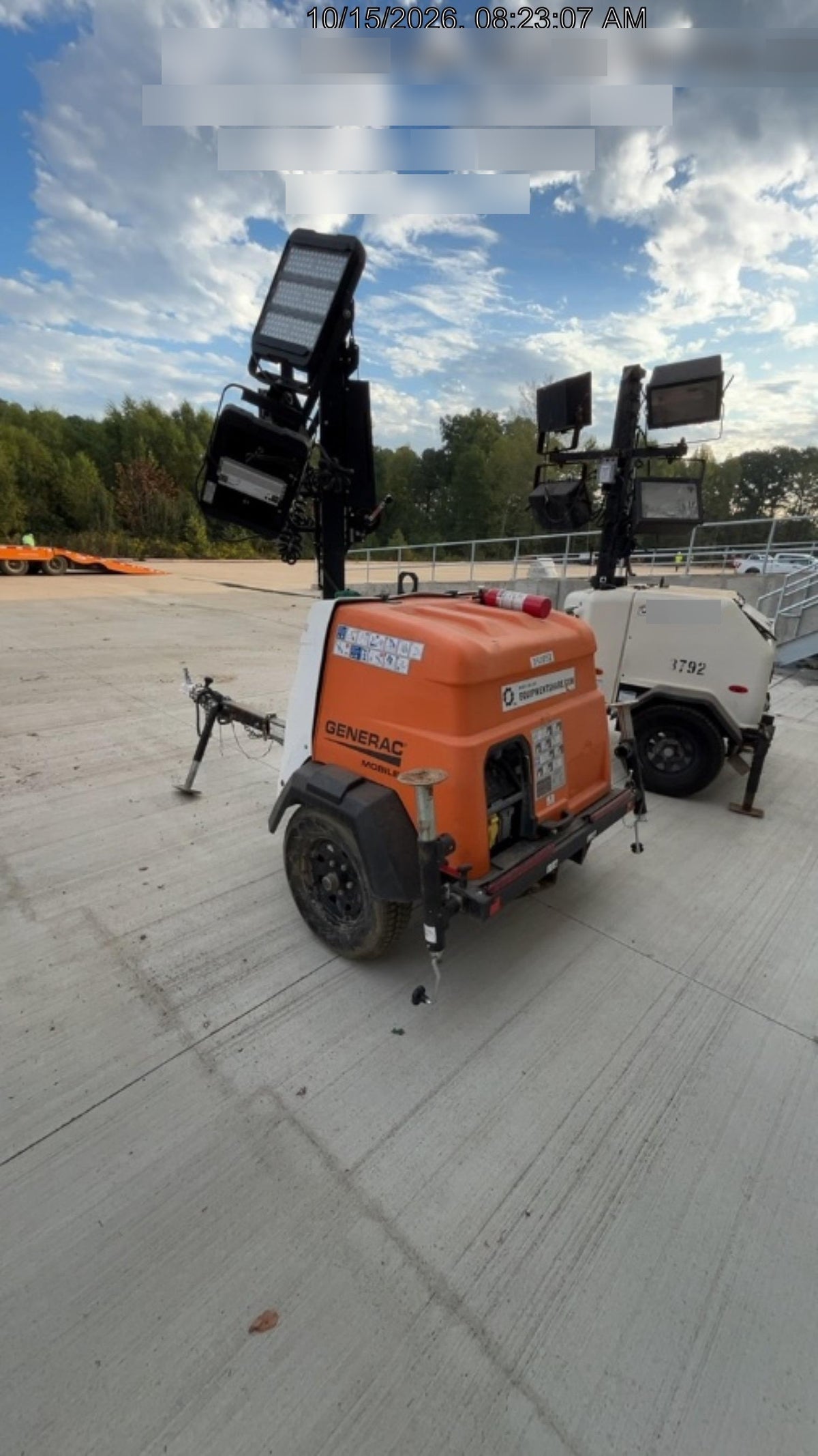 2024 Generac MLT2 Diesel, Flex Switch 120V Input, Powerzone Controller, 
(4) 320W LED Lights, 4kW Generator, 39.9 Gal Fuel Tank, 2" Ball, T3