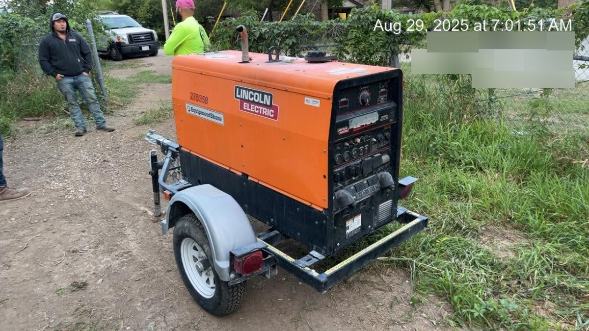 2022 Lincoln Electric LE400 Kubota V1505, Trlr, Cable Rack, Light Kit, ES Decals, T3