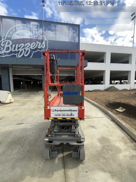 2020 Skyjack SJIII-3219 Solid NM Tires, Half height spring hinged entry gate, Dual Beacons, 800W Inverter