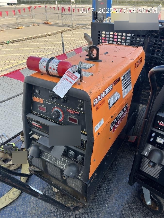 2021 Lincoln Electric Ranger 305 LPG LPG One-Pak (includes undercarriage, tank holder & tank strap) ORANGE
