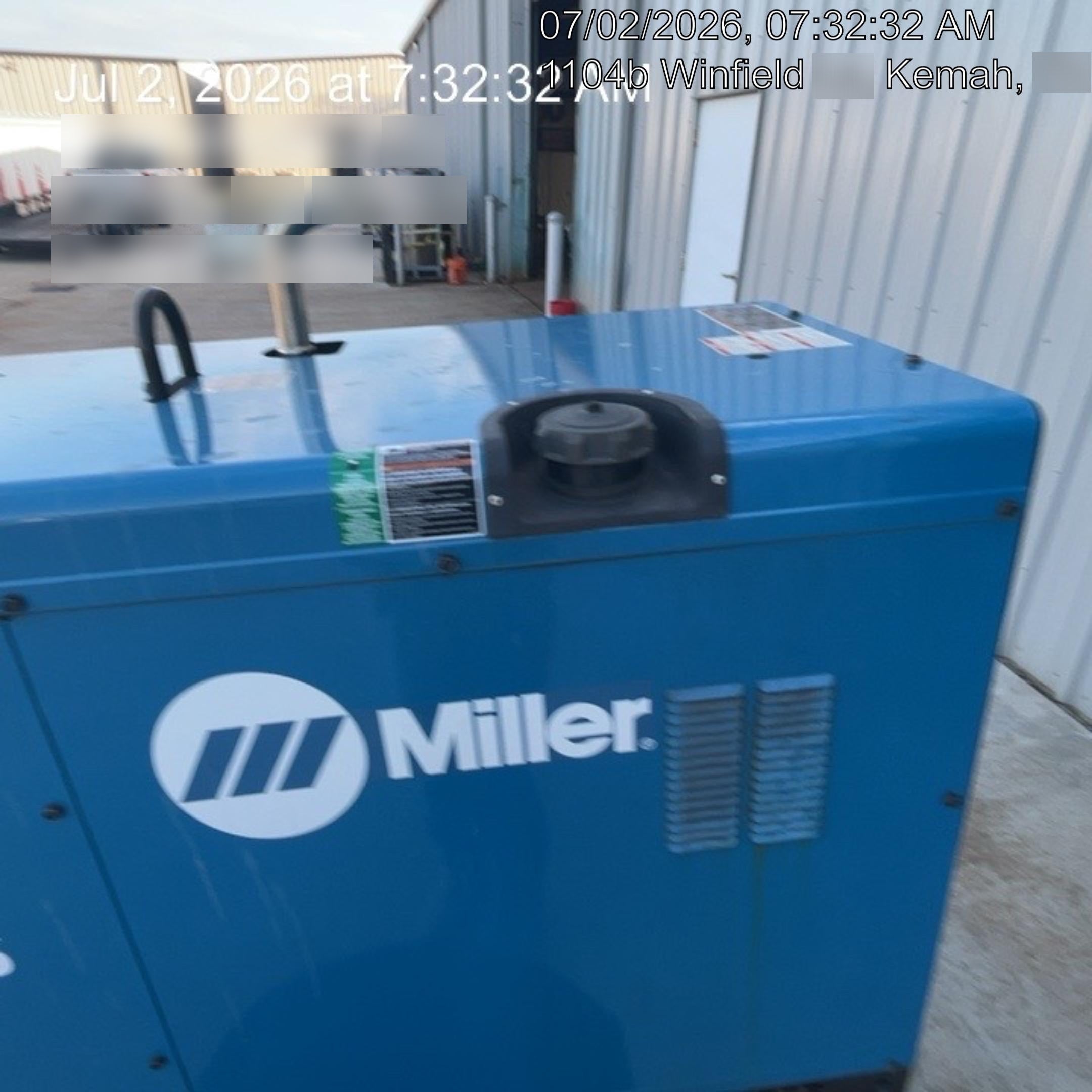 2025 MILLER ELECTRIC BIG BLUE 500