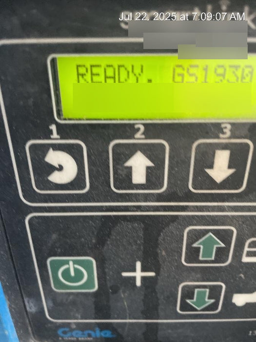 2020 Genie GS-1930 Solid Non Marking Tires, Beacon, Folding rails with half height swing gate, 800W Inverter