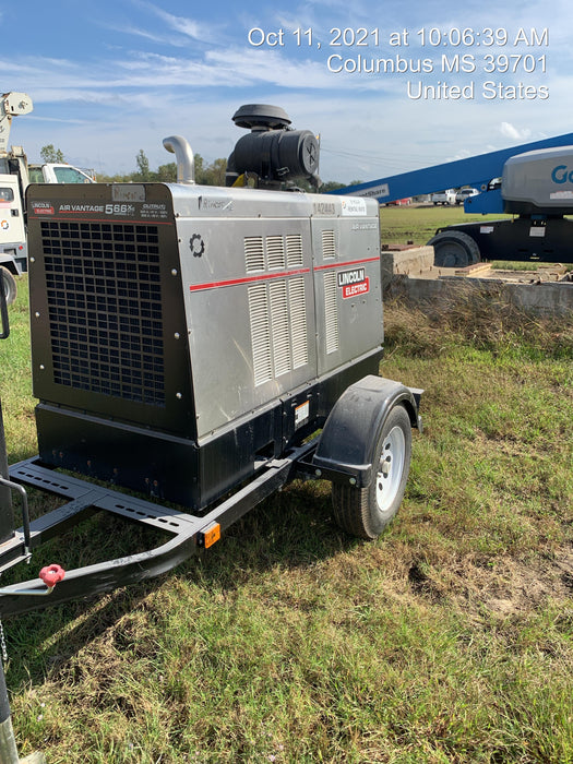2021 Lincoln Electric Air Vantage 566 Air Vantage 566X Ready Pak 3 (includes trailer, cable rack, fender light kit); no telematics