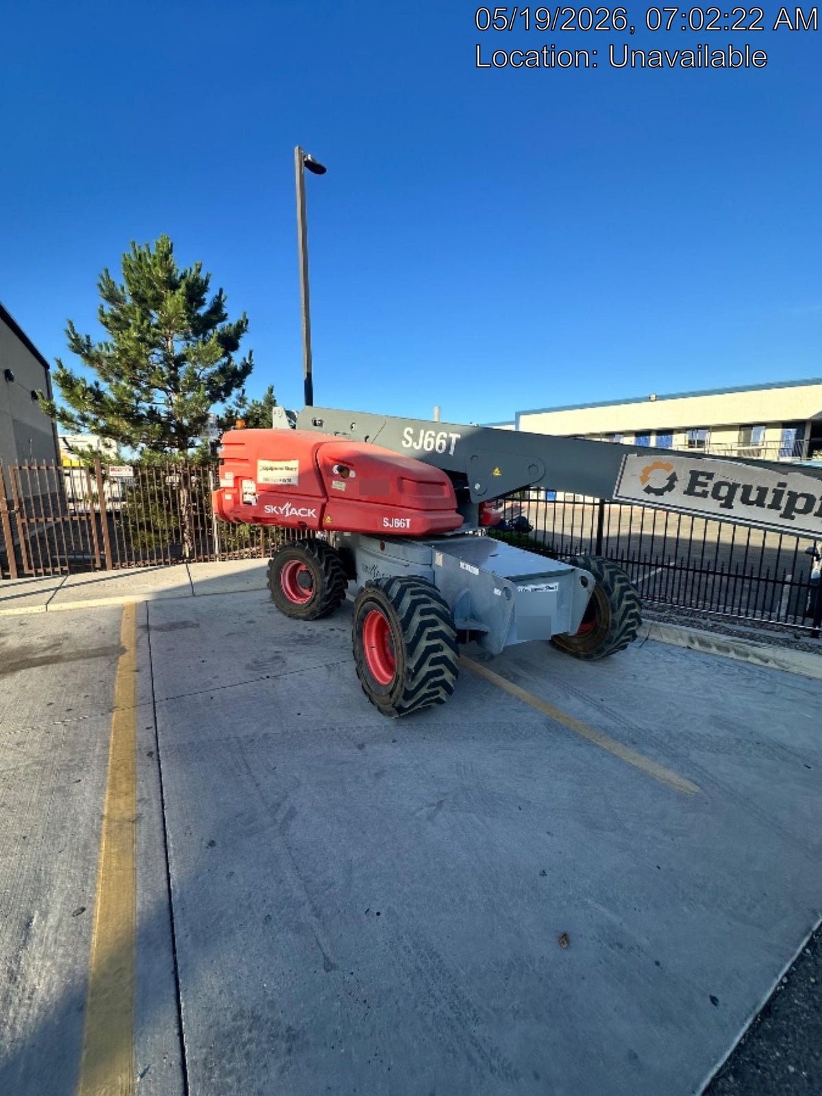 2019 Skyjack SJ66T SJ66T Glazier FF Tire Beacon