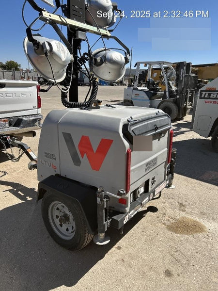 2019 Wacker Neuson LTV6L-MH Mobile Light Tower w/Fuel Level Sensor Installed