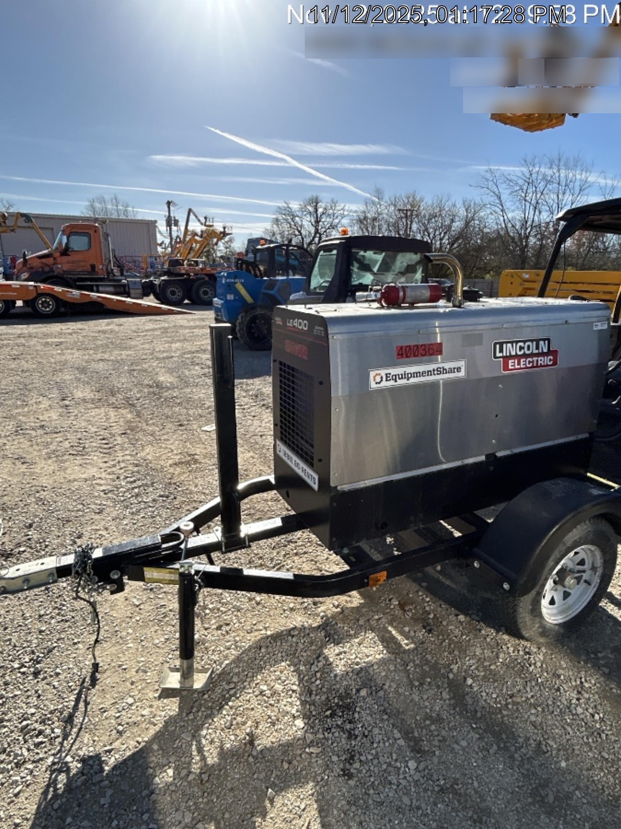 2024 Lincoln Electric LE400 Kubota V1505, Trlr, Cable Rack, Light Kit, ES Decals, T3