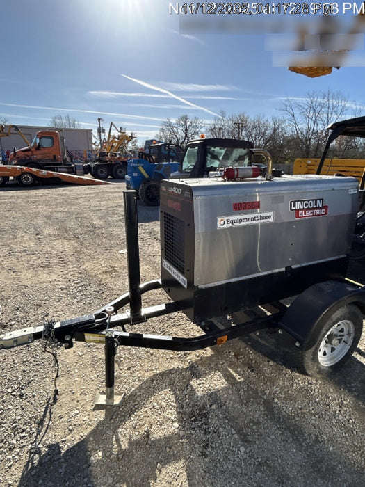 2024 Lincoln Electric LE400 Kubota V1505, Trlr, Cable Rack, Light Kit, ES Decals, T3