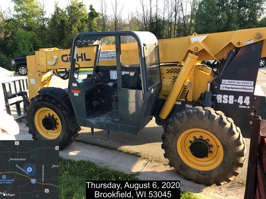 2016 Gehl RS8-44 Standard Rental Specs