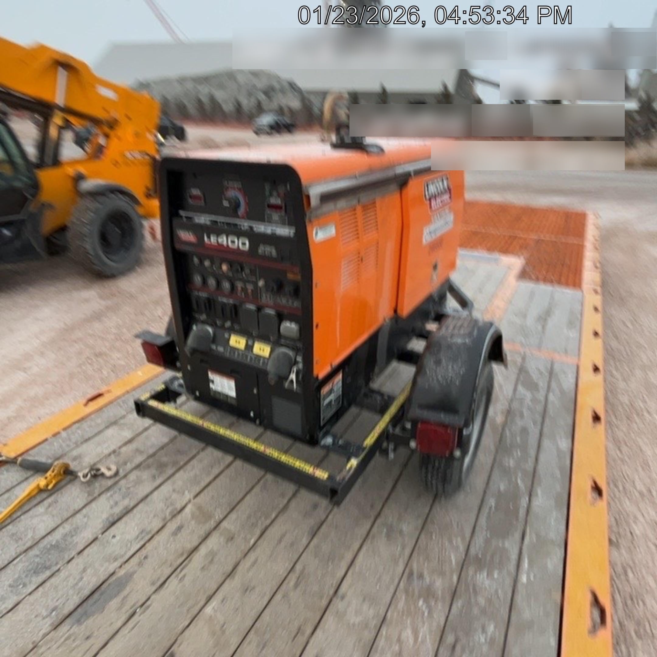 2022 Lincoln Electric LE400 Kubota V1505, Trlr, Cable Rack, Light Kit, ES Decals, T3