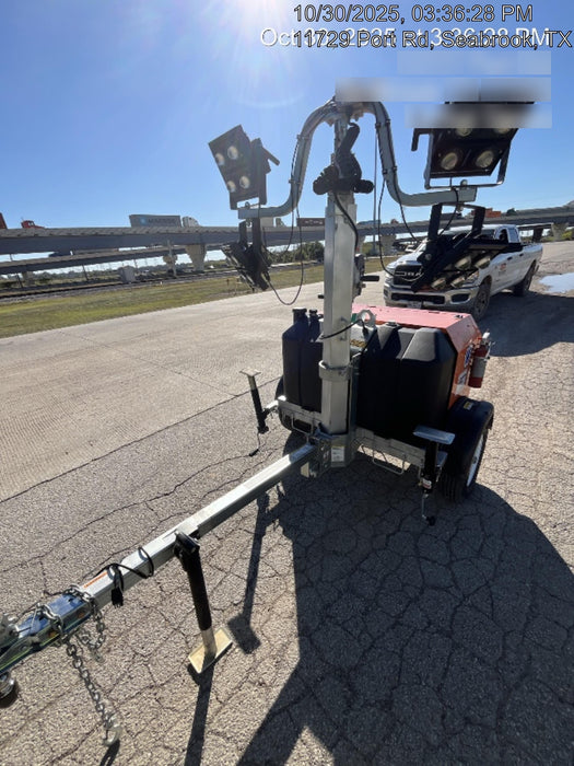 2024 Wanco WLTT-4MM4K Diesel, Deep Sea Controller, Shore Power Plug, Auto Start, (4) 350W LED Floodlights, 4kW Generator, 60 Gal Fuel Tank, 2" Ball, T3