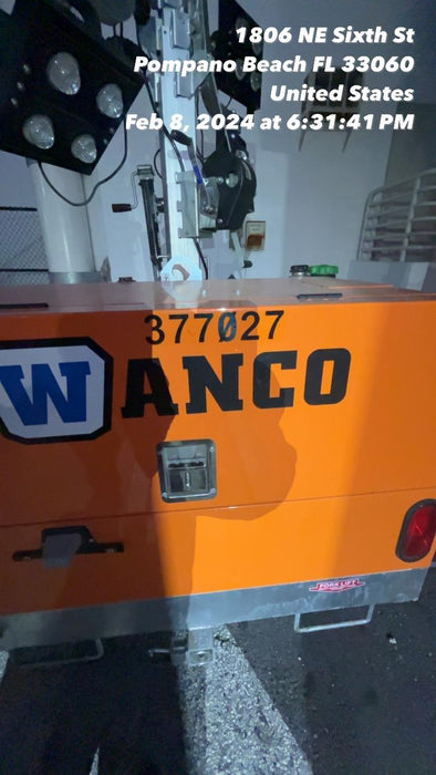 2023 Wanco WLTT-4MM4K Diesel, Deep Sea Controller, Shore Power Plug, Auto Start, (4) 350W LED Floodlights, 4kW Generator, 60 Gal Fuel Tank, 2" Ball, T3