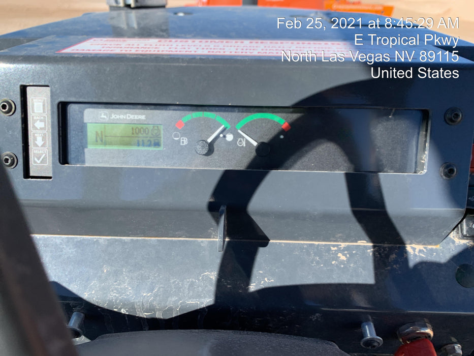 2020 John Deere 210LEP Canopy, 4WD, Second rear hydraulic cylinder, Light Package, Wheel weights