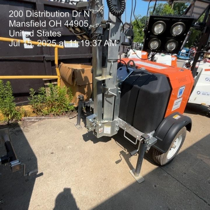 2024 Wanco WLTT-4MM4K Diesel, Deep Sea Controller, Shore Power Plug, Auto Start, (4) 350W LED Floodlights, 4kW Generator, 60 Gal Fuel Tank, 2" Ball, T3