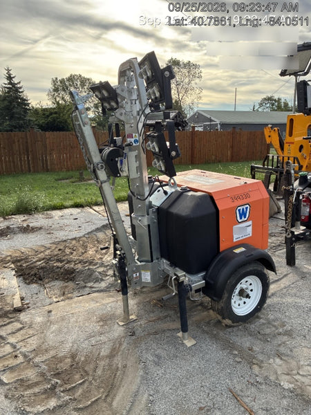 2024 Wanco WLTT-4MM4K Diesel, Deep Sea Controller, Shore Power Plug, Auto Start, (4) 350W LED Floodlights, 4kW Generator, 60 Gal Fuel Tank, 2" Ball, T3