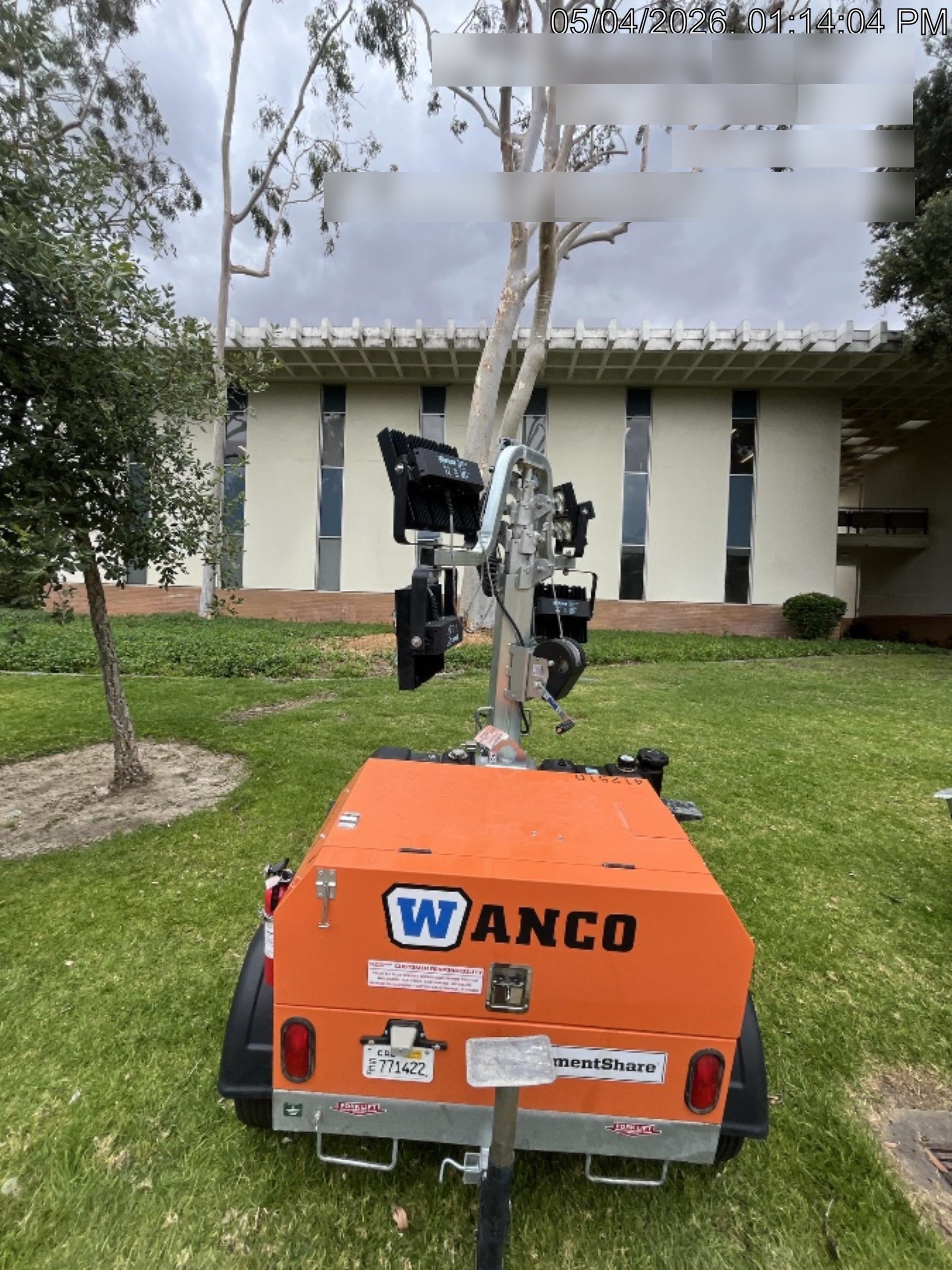 2024 Wanco WLTT-4MM4K Diesel, Deep Sea Controller, Shore Power Plug, Auto Start, (4) 350W LED Floodlights, 4kW Generator, 60 Gal Fuel Tank, 2" Ball, T3