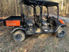 2022 Kubota RTV-X1140W-H Plastic Canopy, Windshield Acrylic Clear, LED Strobe Light, Wire Harness Kit, Back up Alarm