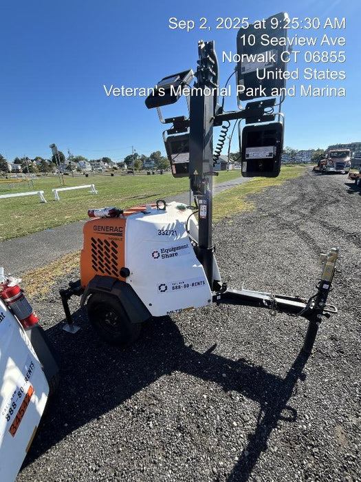 2023 Generac MLT2 Diesel, Flex Switch 120V Input, Powerzone Controller, (4) 320W LED Lights, 4kW Generator, 39.9 Gal Fuel Tank, 2" Ball, T3