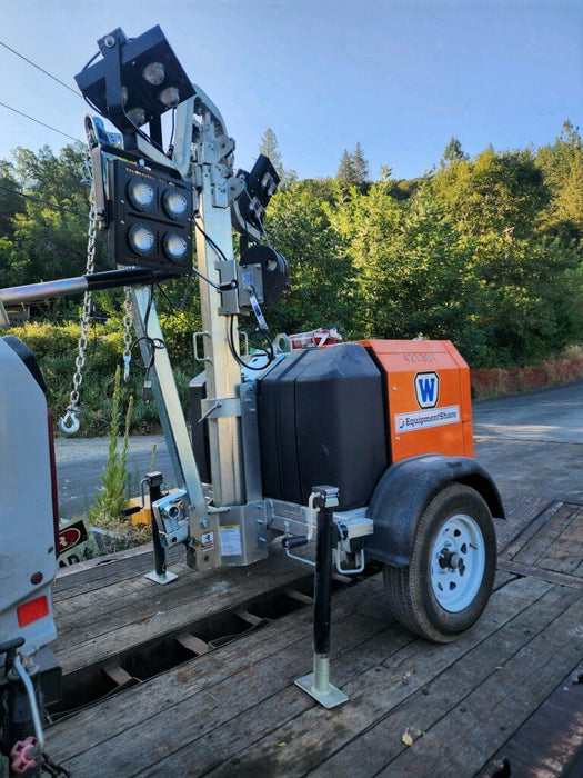 2024 Wanco WLTT-4MM4K Diesel, Deep Sea Controller, Shore Power Plug, Auto Start, (4) 350W LED Floodlights, 4kW Generator, 60 Gal Fuel Tank, 2" Ball, T3