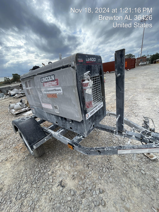 2024 Lincoln Electric LE400 Kubota V1505, Trlr, Cable Rack, Light Kit, ES Decals, T3