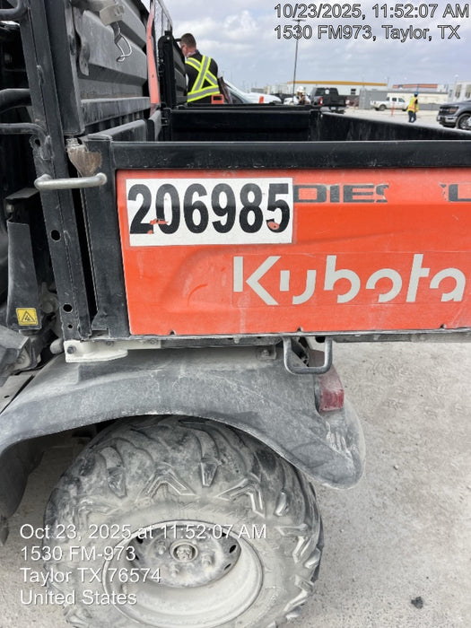 2022 Kubota RTV-X1140W-H Plastic Canopy, Windshield Acrylic Clear, LED Strobe Light, Wire Harness Kit, Back up Alarm
