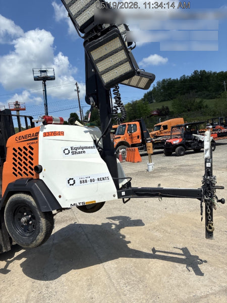 2023 Generac MLT2 Diesel, Flex Switch 120V Input, Powerzone Controller, (4) 320W LED Lights, 4kW Generator, 39.9 Gal Fuel Tank, 2" Ball, T3