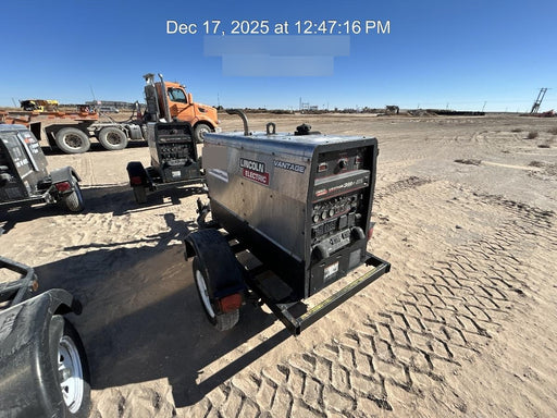 2019 Lincoln Electric Vantage 322 Ready-Pak 3, Two Wheel Trailer, Fender and Light Kit, Cable Rack