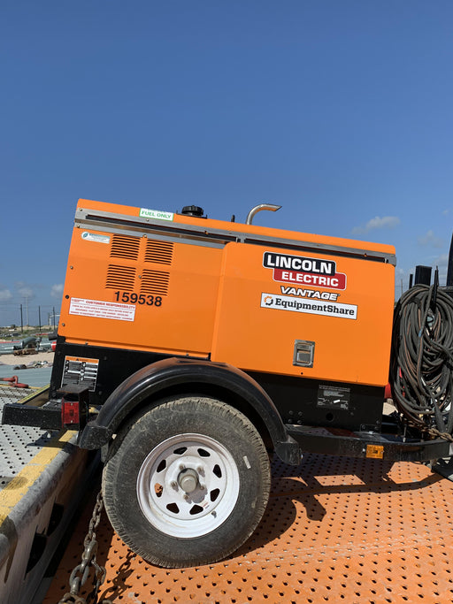 2021 Lincoln Electric Vantage 322 Vantage 322 Ready Pak 3 w/ Decals, ORANGE (includes trailer, cable rack, fender light kit) NO Telematics