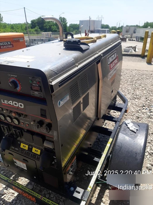 2024 Lincoln Electric LE400 Kubota V1505, Trlr, Cable Rack, Light Kit, ES Decals, T3