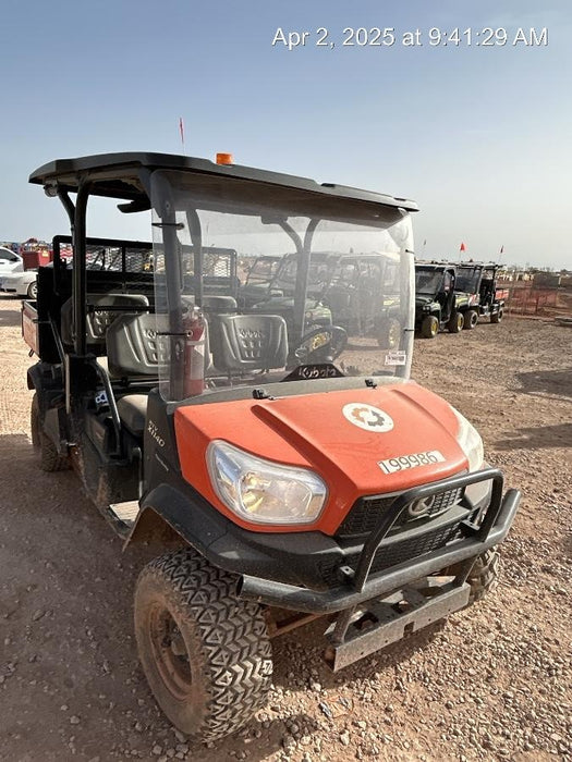 2022 Kubota RTV-X1140W-H Plastic Canopy, Windshield Acrylic Clear, LED Strobe Light, Wire Harness Kit, Back up Alarm