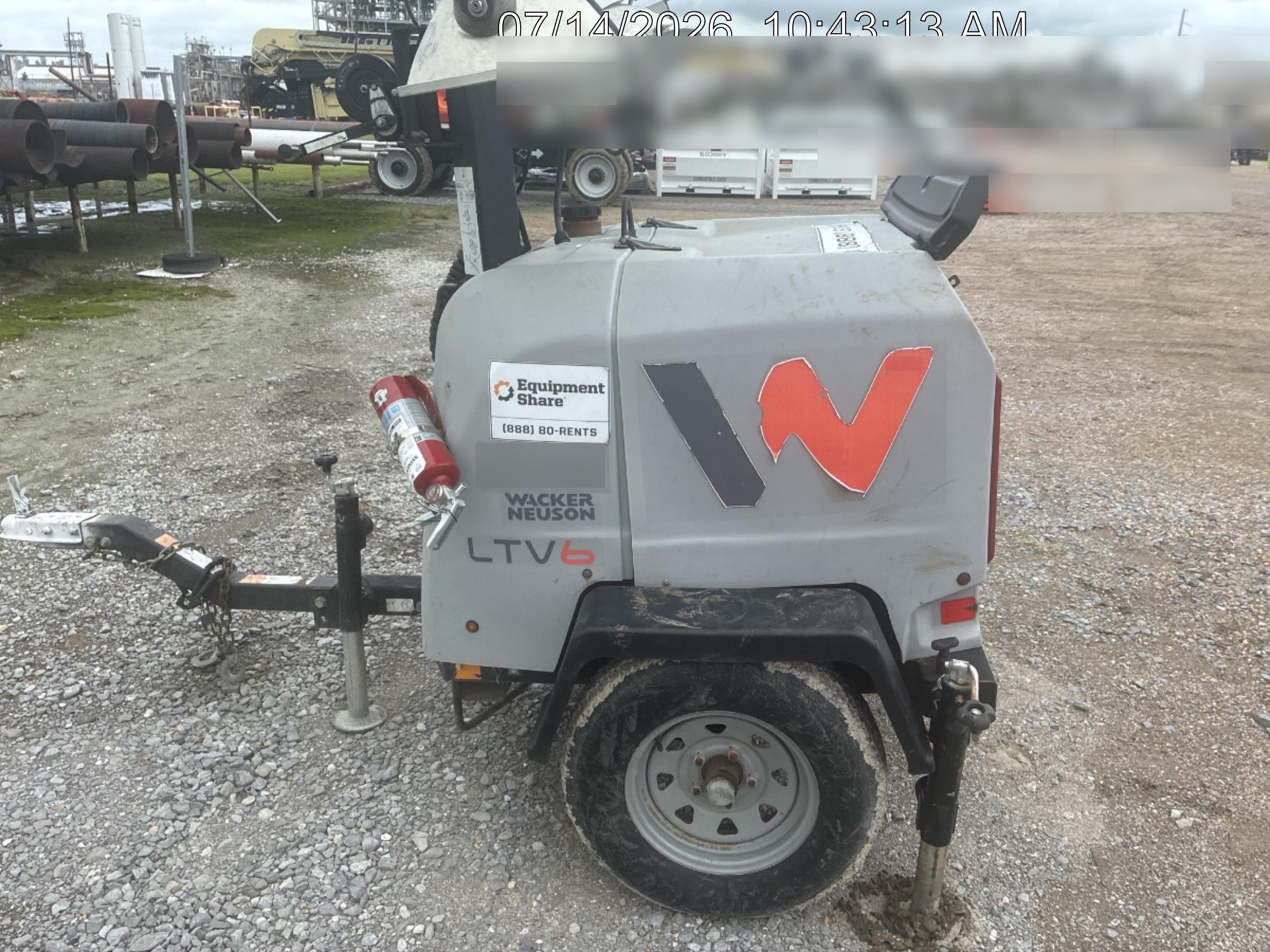 2019 Wacker Neuson LTV6L-MH Standard Options, ES Track Hardware, Fuel Level Sensor