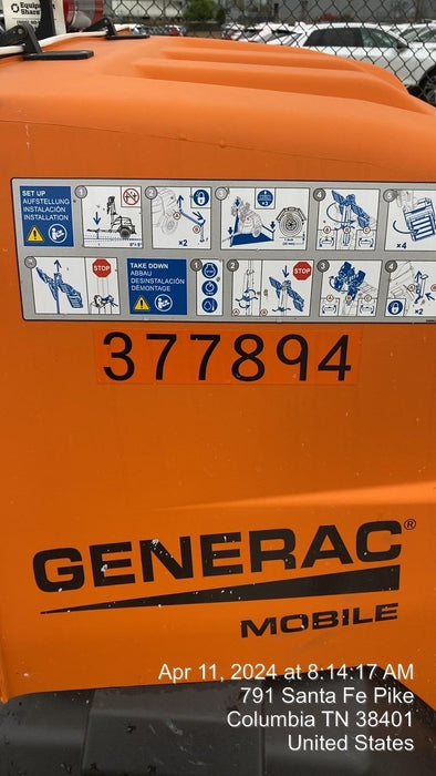 2023 Generac MLT2 Diesel, Flex Switch 120V Input, Powerzone Controller, 
(4) 320W LED Lights, 4kW Generator, 39.9 Gal Fuel Tank, 2" Ball, T3