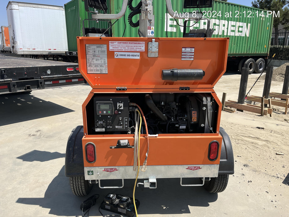 2024 Wanco WLTT-4MM4K Diesel, Deep Sea Controller, Shore Power Plug, Auto Start, (4) 350W LED Floodlights, 4kW Generator, 60 Gal Fuel Tank, 2" Ball, T3