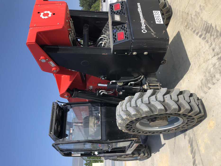 2020 Manitou MTA8044 74hp T4F, Cab/Heat/Air, Cab and Boom LED work lights, Auxiliary Hydraulics, Solid Tires, Amber strobe, Lift Hook w/66" Carriage, 60" Forks