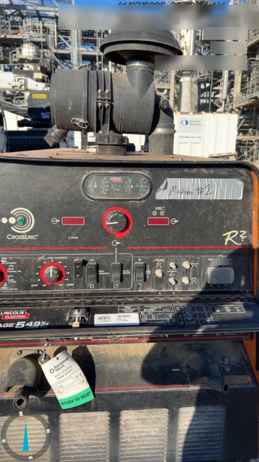 2022 Lincoln Electric Vantage 549X Crosslink Technology, Trailer Mounted, ES Decals, T3